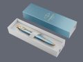 Długopis Parker IM Rituals Turquoise Green GT - 2203894 + BOX Standard