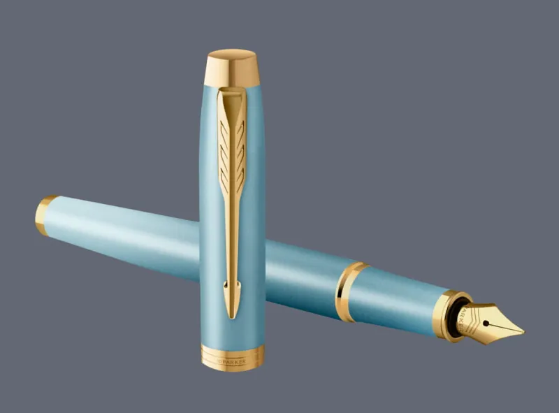 Pióro wieczne Parker IM Rituals Turquoise Green GT Stalówka F - 2203892