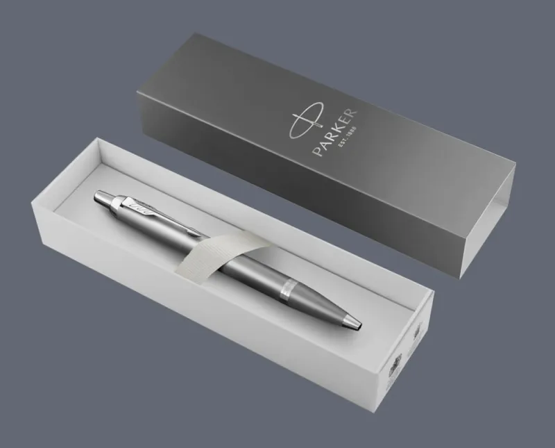 Długopis Parker IM Rituals Grey CT - 2203898 + BOX Standard