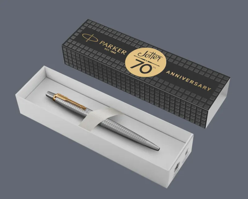 Długopis Jotter Premium 70TH Anniversary Stalowy GT - 2205611 + BOX Standard