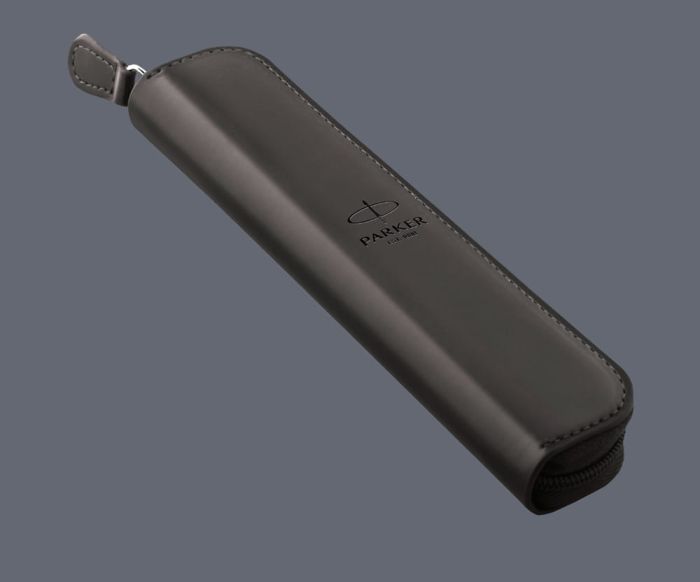 Etui Parker czarne zamykane na suwak - 2216950