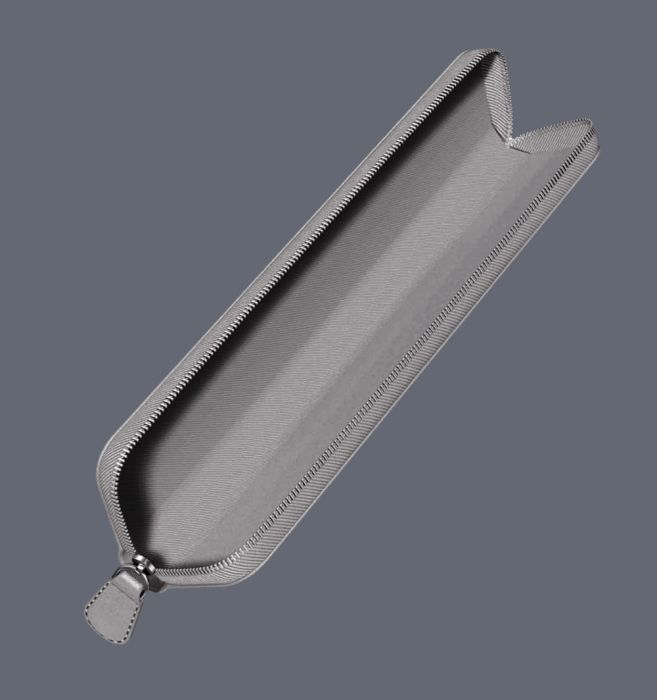 Etui Parker szare zamykane na suwak - 2217021