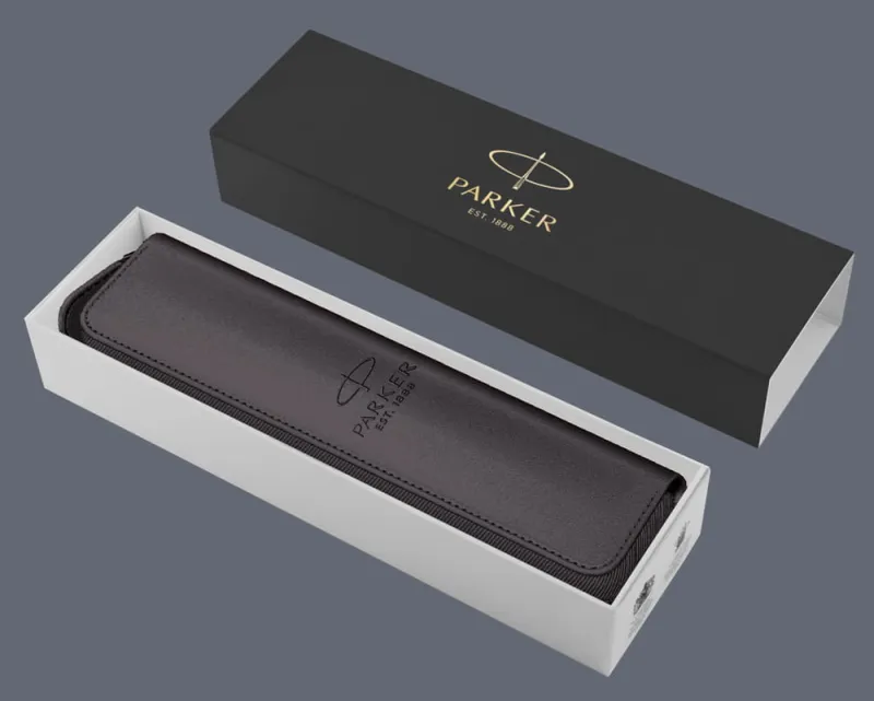 Etui Parker czarne zamykane na suwak - 2216950