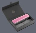 Pudełko Prezentowe Parker + Etui Skóra Eko różowy pastel na suwak - 2195848_2186242