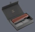 Pudełko Prezentowe Parker + Etui Skóra Eko brązowe na suwak - 2195848_2217022