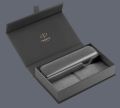 Pudełko Prezentowe Parker + Etui Skóra Eko szare na suwak - 2195848_2217021