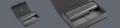 Pudełko Prezentowe Parker + Etui Skóra Eko szare na suwak - 2195848_2217021