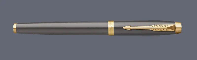 Zestaw Pióro wieczne + Długopis Parker IM Core Grey GT + Premium Box