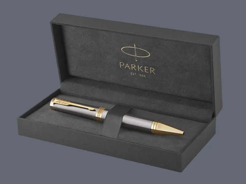 Długopis Parker Ingenuity Grey GT - 2213728 + BOX Premium