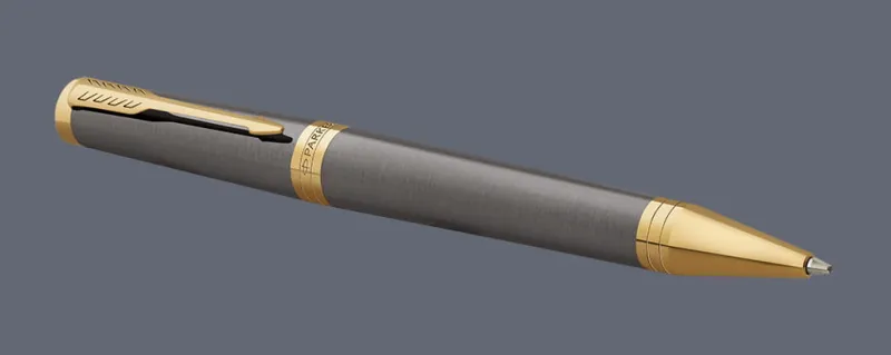 Długopis Parker Ingenuity Grey GT | Stalówka F