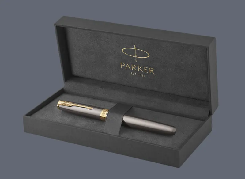 Pióro wieczne Parker Sonnet Core Grey GT | Stalówka F - 2213680 + BOX Premium