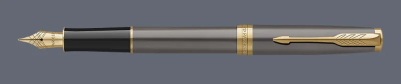 Pióro wieczne Parker Sonnet Core Grey GT | Stalówka F - 2213680