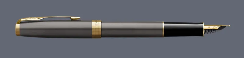 Pióro wieczne Parker Sonnet Core Grey GT | Stalówka F - 2213680
