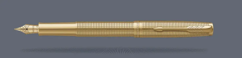 Pióro wieczne Parker Sonnet Premium Ciselé GT | Stalówka F/18k - 2209265