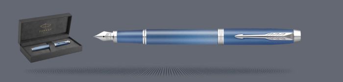 Zestaw Pióro wieczne Parker IM Rituals Blue CT + Premium Box | Stalówka F - 2203904