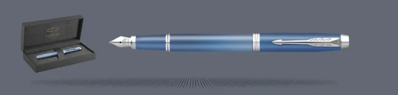 Zestaw Pióro wieczne Parker IM Rituals Blue CT + Premium Box | Stalówka F - 2203904