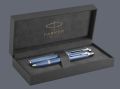Zestaw Pióro wieczne + Długopis Parker IM Rituals Rituals Blue CT + Premium Box | Stalówka F - 2203904_2203906