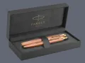 Pióro wieczne + Długopis Parker IM Rituals Orange GT + Premium Box | Stalówka F - 2203900_2203902