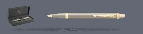 Zestaw Długopis Parker IM Rituals Sandstone PVD + Premium Box - 2235420