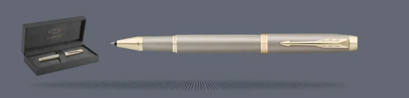 Pióro kulkowe Parker IM Rituals Sandstone PVD + Premium Box - 2235419