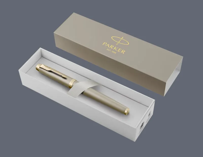 Pióro wieczne Parker IM Rituals Sandstone PVD | Stalówka F - 2235418