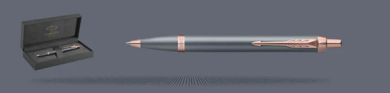 Zestaw Długopis Parker IM Rituals Turquoise Slate PVD + Premium Box - 2235424