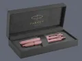 Pióro wieczne + Długopis Parker IM Rituals Mauve PVD + Premium Box | Stalówka F - 2235414_2235416