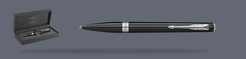 Długopis Parker Meridian Glossy Black CT + Premium Box - 2231399
