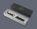 Pióro wieczne Parker Meridian Glossy Black GT | Stalówka F - 2231392