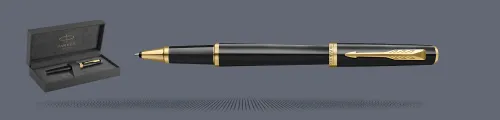 Zestaw Pióro kulkowe Parker Meridian Glossy Black GT + Premium Box - 2231394
