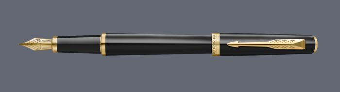 Pióro wieczne Parker Meridian Glossy Black GT - 2231392
