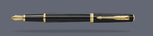 Pióro wieczne Parker Meridian Mate Black GT | Stalówka F - 2231396