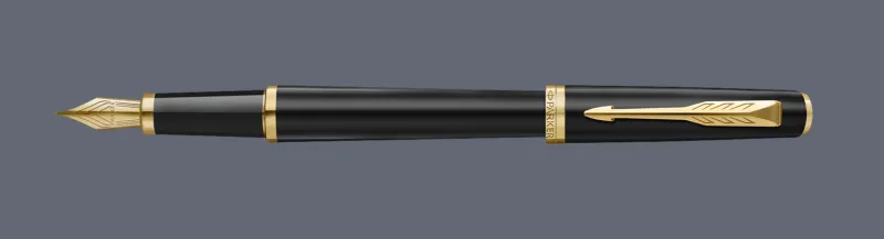 Pióro wieczne Parker Meridian Mate Black GT Stalówka F - 2231396