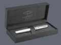 Pióro wieczne Parker Meridian Chrome CT + Premium Box | Stalówka F - 2231388