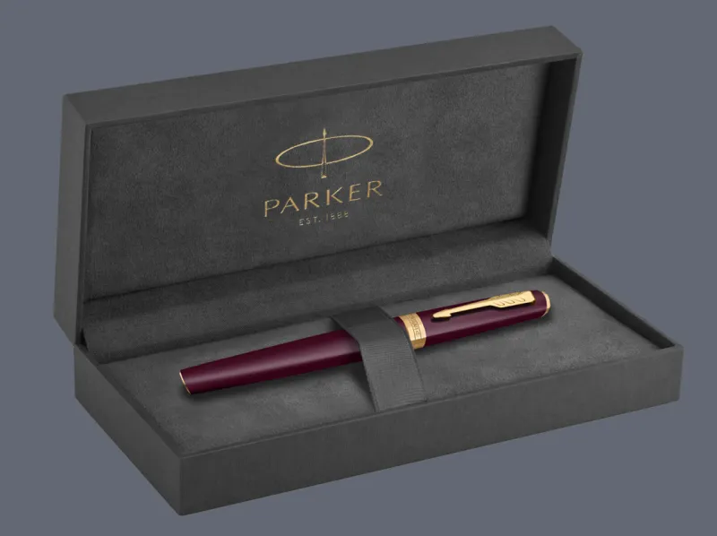 Pióro wieczne Parker Meridian Red GT + Premium Box | Stalówka F - 2231412