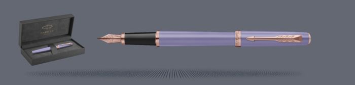 Pióro wieczne Parker Meridian Lilac PGT + Premium Box | Stalówka F - 2231408