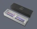 Zestaw Pióro wieczne + Długopis Parker Meridian Lilac PGT | Stalówka F - 2247766_2247769