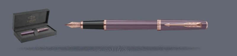 Pióro wieczne Parker Meridian Purple PGT + Premium Box | Stalówka F - 2247762