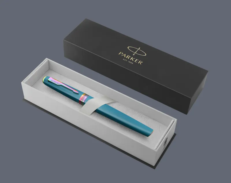 Pióro wieczne Parker Meridian Teal RBT | Stalówka F - 2247770