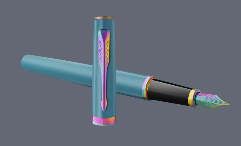 Pióro wieczne Parker Meridian Teal RBT | Stalówka F - 2247770