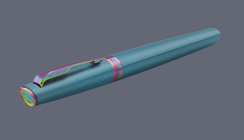 Pióro wieczne Parker Meridian Teal RBT | Stalówka F - 2247770