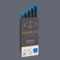 Naboje atramentowe Parker Quink Standard Niebieskie Zmywalne 5 szt. - 1950383