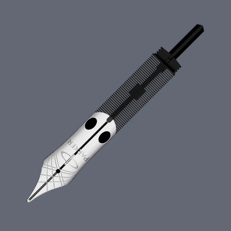 Stalówka + spływak do pióra wiecznego Parker Sonnet Original Stainless Steel CT | Stalówka M - 1966425