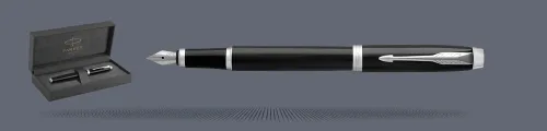 Zestaw Pióro wieczne Parker IM Core Czarny CT + Premium Box  | Stalówka F - 1931644