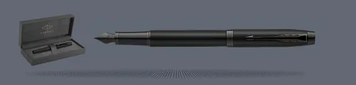 Zestaw Pióro wieczne Parker IM Achromatic Black + Premium Box | Stalówka F - 2127741