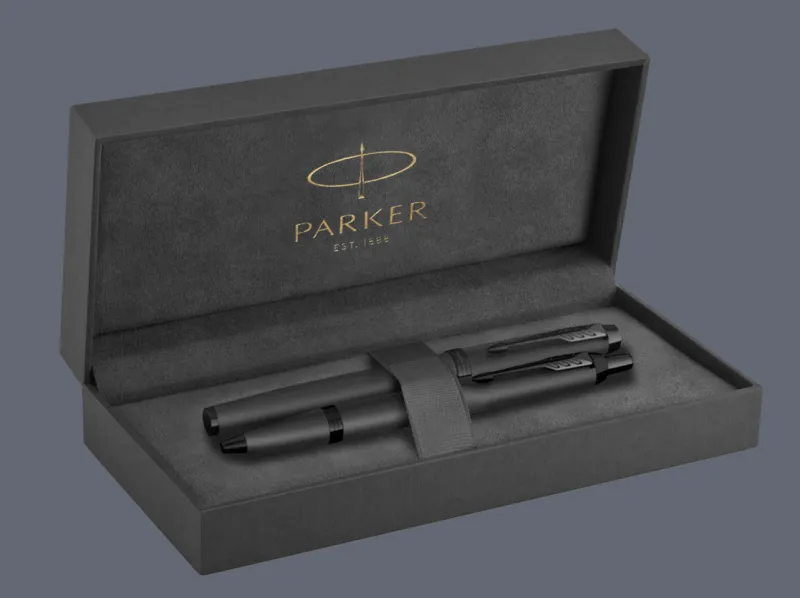 Zestaw Pióro wieczne + Długopis Parker IM Professionals Monochrome Bronze + Premium Box
