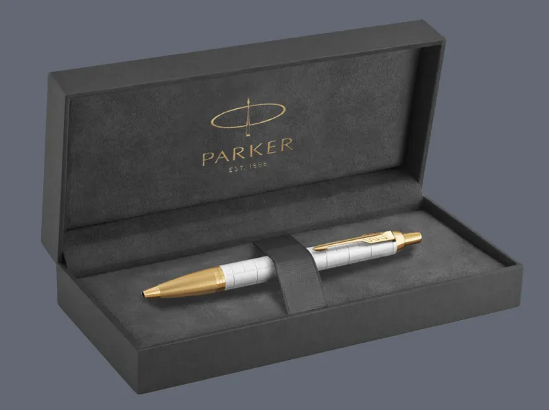Długopis Parker IM Premium Royal Perłowy GT