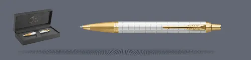 Zestaw Długopis Parker IM Premium Royal Perłowy GT + Premium Box - 2143643