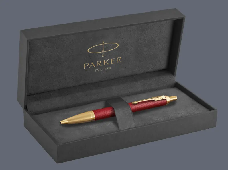 Zestaw Długopis Parker IM Premium Royal Czerwony GT + Premium Box