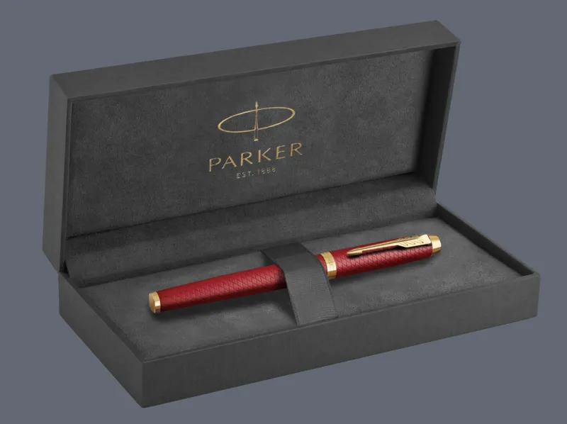 Zestaw Pióro wieczne Parker IM Premium Royal Czerwony GT + Premium Box